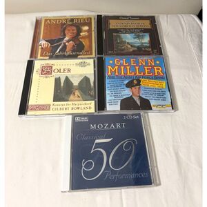 Classical CD Lot André Rieu Mozart Glenn Miller Dvořák Nimbus 6 Disc Bundle